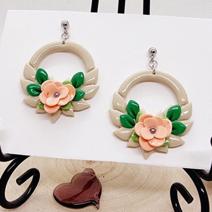 Boucles d'oreilles "floral"