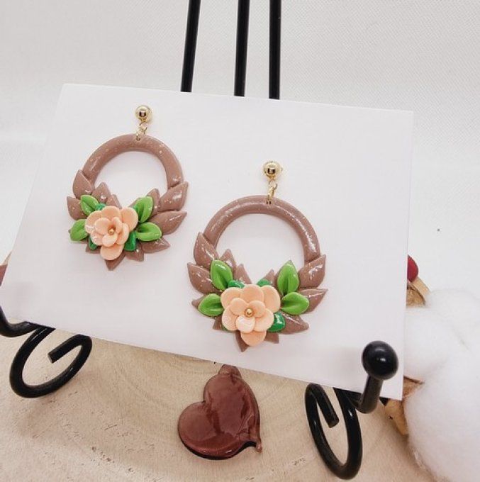 Boucles d'oreilles "floral"