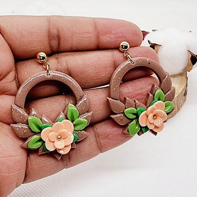 Boucles d'oreilles "floral"