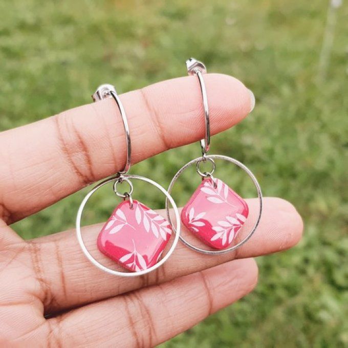 **Astrid** Boucles d'oreilles  en argile