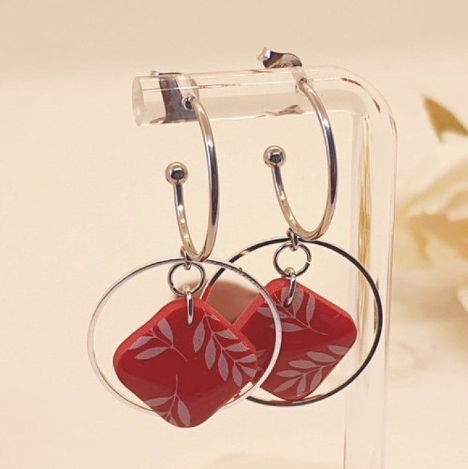 **Astrid** Boucles d'oreilles  en argile
