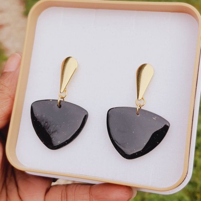 **Aline** Boucles d'oreilles  en argile